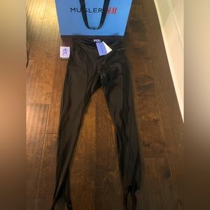 Mugler x H&M black Leggings size L